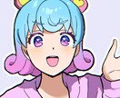 格安で可愛いイラスト描きます snsなどで使う可愛い女の子のイラストを描きます！ イメージ2