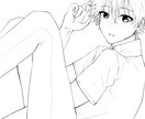 イラストの線画を代行いたします 線画が苦手な方や線画のみ描いて欲しいという方におすすめです イメージ4