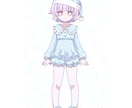 Vtuberキャラデザ＆パーツ分け製作します シンプルでかわいいモデルをお求めの方へ イメージ2