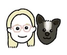 商用◎シンプルかわいい似顔絵描きます SNSやブログに！かわいい似顔絵アイコン作成します！ イメージ6