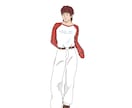 シャープの目を主に雰囲気のあるイラストを描きます SNSアイコン.壁紙等の利用向け イメージ2
