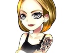かわいい似顔絵とSNSアイコンを描きます SNSアイコン、プレゼント用！塗り方お選びいただけます。 イメージ1