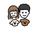 商用◎シンプルかわいい似顔絵描きます SNSやブログに！かわいい似顔絵アイコン作成します！ イメージ5