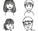 子供から大人まで似顔絵作成いたします 特徴を捉えたシンプルでキャッチーな似顔絵描きます◎ イメージ5