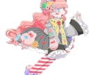 個性強めな立ち絵描けます フリルやレース、細かい個性的な装飾描けます！ イメージ2