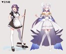 立ち絵などのイラスト描きます キャラデザ立ち絵アイコンなんでも対応します！ イメージ2