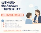 精神・発達障害の仕事・転職の悩みを一緒に整理します 就労支援9年・国家資格キャリアコンサルタントが丁寧に伴走 イメージ1