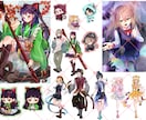 IRIAMライバー様向け！目を引く一枚絵制作します ラフ3〜5案提出◎イメージが曖昧でもOK！ イメージ10