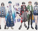 スタイリッシュで目を惹く一枚絵をご提供します キービジュアル、MV、グッズなど幅広くご活用いただけます！ イメージ4