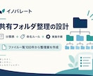 共有フォルダの分類と命名ルールを設計します 資料を探しやすくする分類表と運用ルールを作成 イメージ1