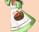 可愛い女の子を描きます 和装、制服姿を得意としてます。。 イメージ2