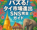 タイ市場進出支援！僕のSNS運用攻略ガイド譲ります タイ市場特化型！現役インフルエンサーのリアルなSNS運用術！ イメージ1