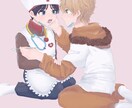 かわいいイラストや似顔絵などかきます 男女共に人物の絡み特に得意です。BL、GL(百合)も可 イメージ10