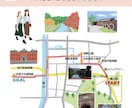 温かみのある手描きイラストマップを制作します 手描きイラストで空気感が伝わる地図に イメージ3