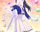アイドル生誕祭・フラワースタンド用イラスト制作ます 最短5日納品｜フラスタや告知用に使える特別な一枚を制作します イメージ2