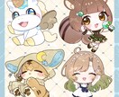 デフォルメイラストを制作します もちっとしたイラストが得意です！ イメージ4