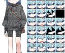 立ち絵・表情差分描きます TRPGや動画、ゲーム素材に。 イメージ1