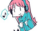 カクカクなイラスト描きます 角ばってるけど可愛らしいカクカクなイラストはいかがですか イメージ4