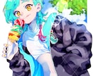 商用可◎　理想に沿った個性あるイラストお描きします SNS用・一枚絵・サムネイル・グッズ用など幅広く承ります イメージ2