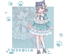 一枚絵・立ち絵イラスト描きます 商用利用可！アニメ塗りテイストでお描きします！ イメージ5