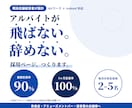 現役経営者がバイトAirワーク採用ページを作ります 現役経営者が作る｜バイトの早期離脱を防ぐAirワーク求人 イメージ1