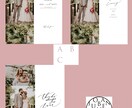 写真加工付き！結婚式ウェルカムボード作成します 選べる!データ渡しorポスター印刷。お気に入り写真ボード イメージ5