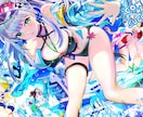 ｖtuber・版権・立ち絵・キラキラ男女絵描きます 周年・誕プレ・夢絵・版権キャラやｖ・配信スチルなどご用意 イメージ7