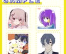 人間編＊ワンポイントイラスト描きます アクセント、アイコン、HP、壁紙、印刷媒体などに活かせます！ イメージ2