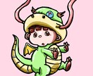 ゆるふわ系のイラストを書きます 動物、人間何でも書きます(^^) イメージ2