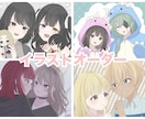 かわいいイラスト作成します アイコンやサムネに！ラフ修正無制限◎ イメージ1