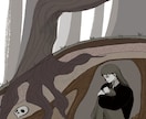 淀んだ色彩の世界を描きます ガサガサで少しダークでアンニュイな雰囲気 イメージ5