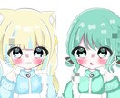 SNS用のアイコン等におすすめします 等身イラストのアイコン用におすすめ！ イメージ2