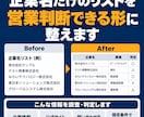 営業リストを○△×で精査します 手元のリストを○△×に仕分け｜公式サイト確認 イメージ2