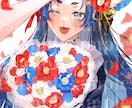 ツヤキラリッチな塗りでかわいい女の子お描きします ツヤキラリッチな塗りで描くかわいい女の子、おまかせください！ イメージ5