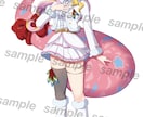 可愛いアニメ塗りイラストを描きます 一枚絵、サムネ、スチル、立ち絵など　キャラデザも！ イメージ6