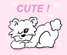 印刷・データ納品 選択可能！ペットイラスト描きます うちの子だけの個性を表現！ポップで目を惹くキャラクターに⭐︎ イメージ6