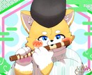 ケモノ、ドラゴンイラストを描きます ゆるくてかわいいデフォルメ調のイラストを描きます イメージ4