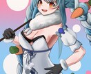 イラスト作成いたします 全身イラストから顔のアップ目のアップまで柔軟に対応します。 イメージ1