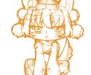 デフォルメしたアイコン向けイラストを描きます アナログなラクガキぽい絵になります イメージ6