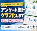 アンケート結果を集計・グラフ化します アンケート回答結果を送るだけ！集計表＋報告用PDF1枚納品 イメージ1