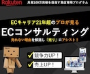 月商100万未満限定◆楽天ECコンサルいたします 【月間1枠限り】モール初心者に最適！ イメージ1