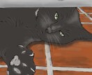 ねこちゃんのイラスト描きます 大切な家族、思い出を丁寧に描かせていただきます！ イメージ3