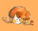 アナログでゆるふわなイラスト描きます 水彩のあったかみのあるイラストです イメージ3