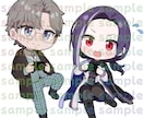 ミニキャラのイラスト描きます SNS、サムネ、グッズ用などかわいいミニキャラ描きます！① イメージ5