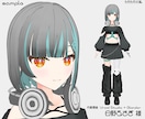 配信・動画・ゲーム！オリジナルの3Dモデル作ります すぐにVtuber、VRChatのモデル、商用利用可能◎ イメージ8