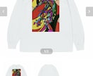 オリジナルTシャツ（トレーナー）をデザイン致します 古典的な線画をメインとしたイラストが得意です！ イメージ6