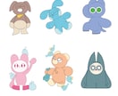 キャラクターデザイン承ります 個性的で可愛いキャラクター制作いたします！ イメージ2