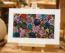 世界に一つ♡スクレツィアート画®を制作します ～色彩と粒子が織りなす幻想的なアート～ イメージ7