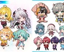 もちっとミニキャラかわいく描きます VTuber、サムネ、動画、グッズなど幅広くご利用可能！ イメージ3