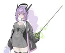 キャラクターデザインの立ち絵を描きます アイコンや自分専用のキャラクターが欲しい人にオススメです。 イメージ2